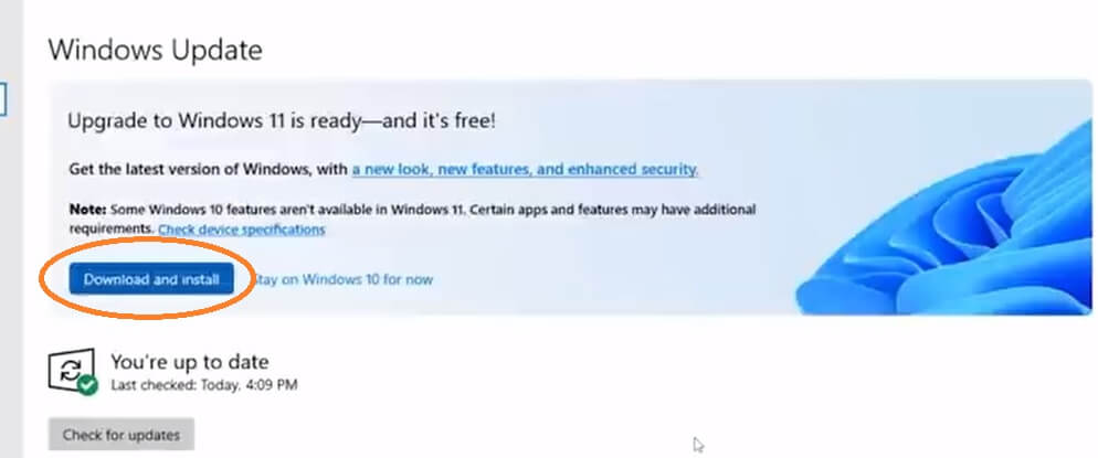 how to upgrade from windows 10 to windows 11